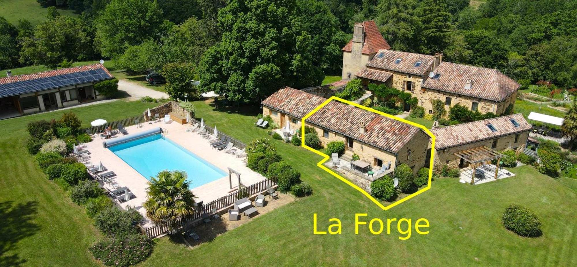 Domaine De Cournet Haut, A 17Th Century Property Set On A Calm, Idyllic Domain With Pool, Tennis, Bikes And More Les Vauries Exterior photo